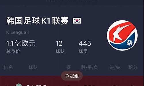 k联赛积分榜_k联赛积分榜最新排名